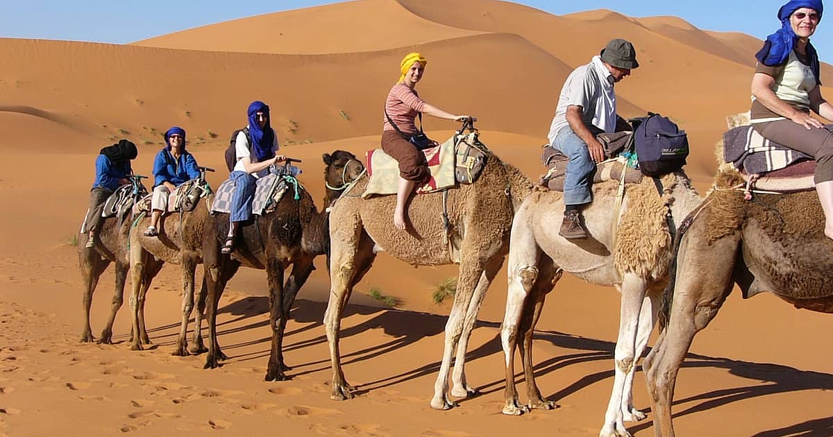 Desert caml riding, desert tour from marrakech,Marrakech to Fes Desert Tour
