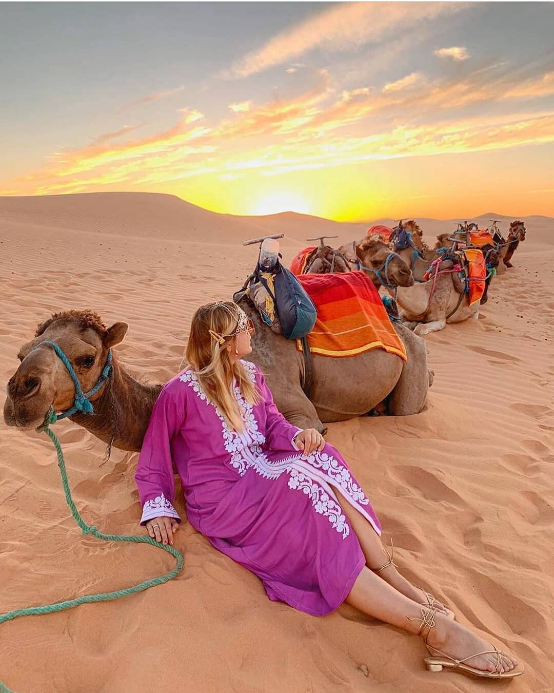 Sahara desert merzouga camel riding, tour from marrakech to merzouga